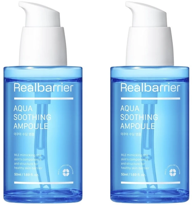 리얼베리어 아쿠아 수딩 앰플 50mL 2개 (1+1 올리브영 기획세트) / 새상품 - 쿠팡