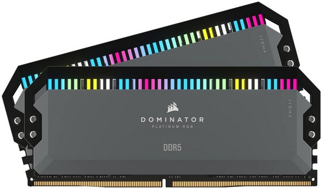 CORSAIR DDR56000MHz 데스크탑 PC용 메모리 DOMINATOR PLATINUM RGB DDR5 시리즈 PC548000 Inte, 상세페이지 참조, 1개