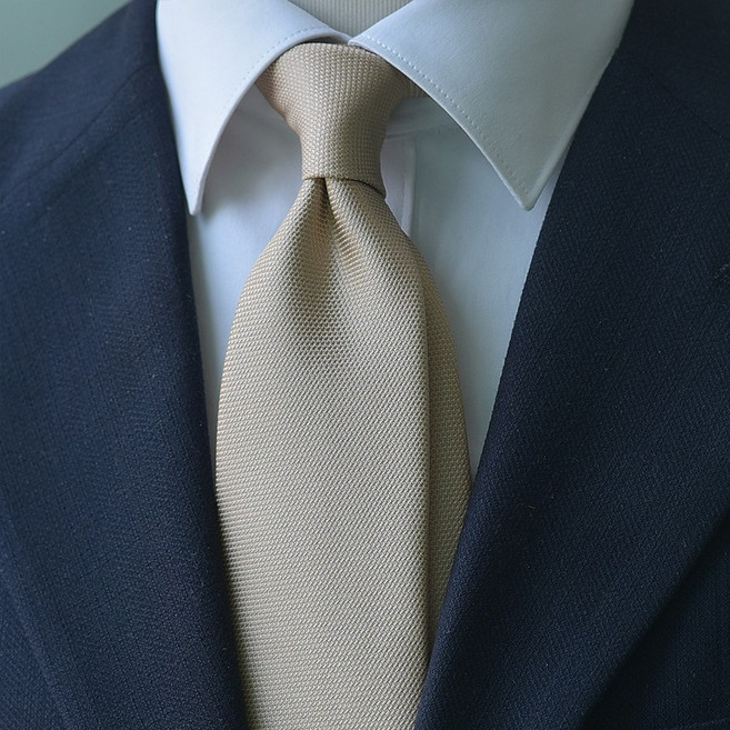 어버너 허니컴 단색 넥타이 13color