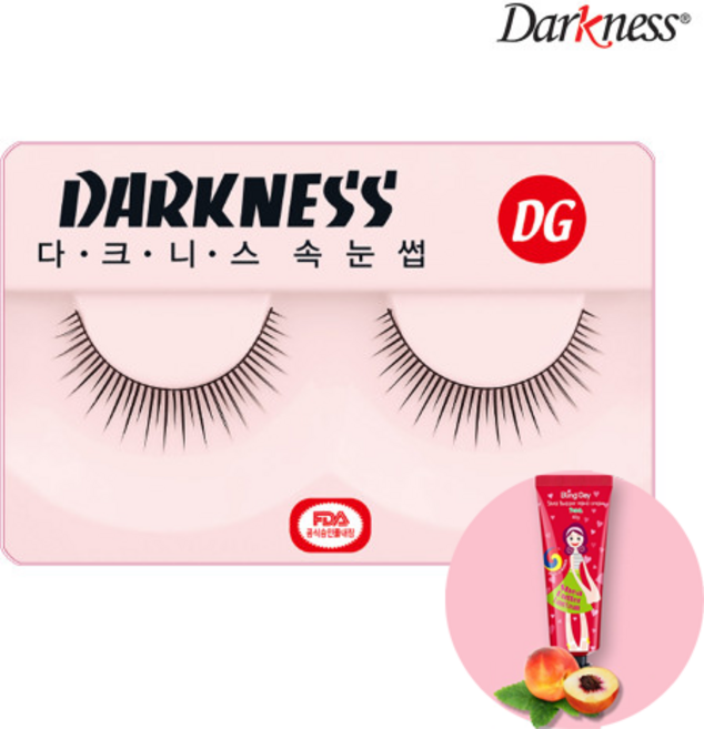 다크니스 속눈썹 + 핸드크림, 10개, DG