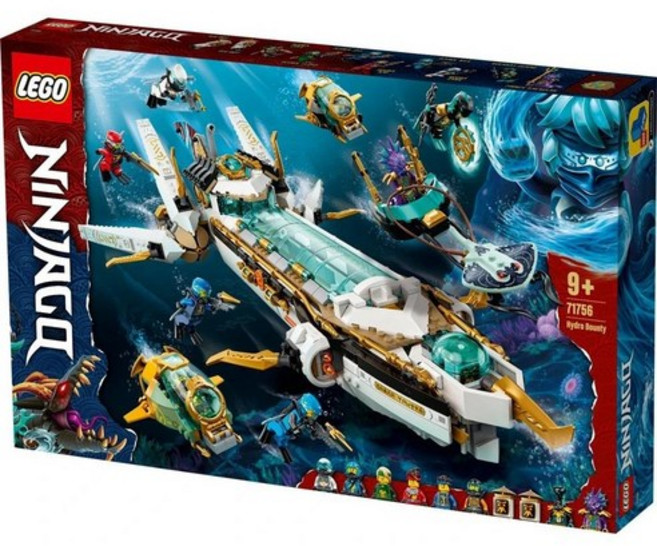 레고 닌자고 71756 닌자들과 하이드로 전함, 혼합색상, 1
