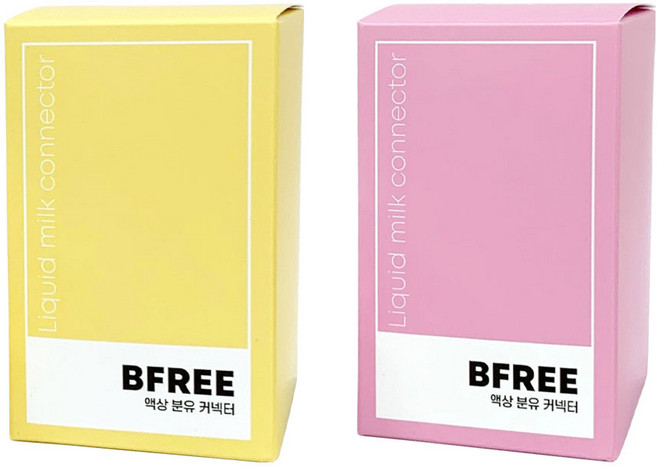 트루맘 전용 비프리 액상분유 커넥터 뉴클래스, 2개입 (레몬+핑크), 1개
