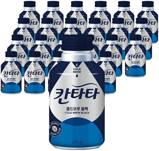 칸타타 콜드브루 블랙, 275ml, 24개