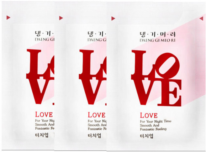 댕기머리 일회용 터치업 마사지 젤, 20개, 4g