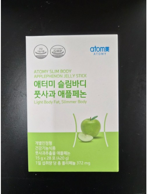 애터미 슬림바디 풋사과 애플페논 (28포), 420g, 1개