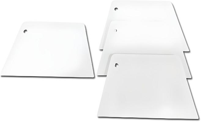 사각 스크레이퍼 베이킹도구, 4개