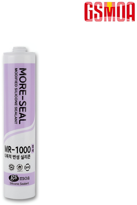 모아씰 MR-1000 방수 우래탄실리콘 다목적 변성실리콘 외벽 외부 실리콘 접착 본드, 1개, 백색
