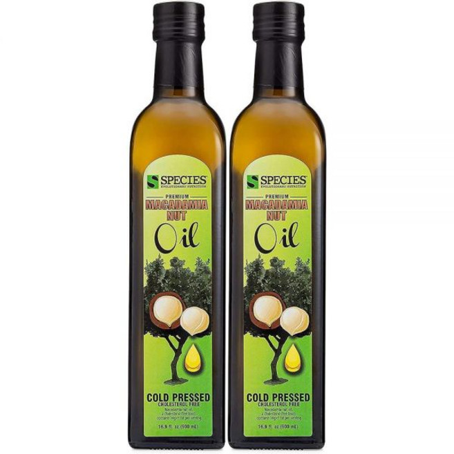 Species Nutrition 마카다미아 너트 오일 볶음용 건강한 식용유 달콤함 버터 훌륭한 맛 오메가 9 단일 불포화 지방 균형 잡힌 3 및 6 지방. (32회분, Species NutritiON 온 마카다미아 너트 오