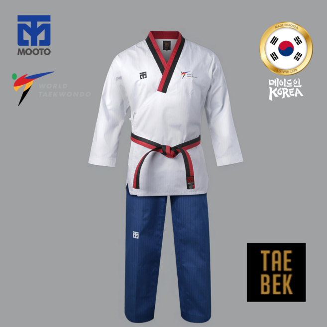 무토 태백 2.1 남성 품새 품도복 (최신버전) WT인증 국내생산