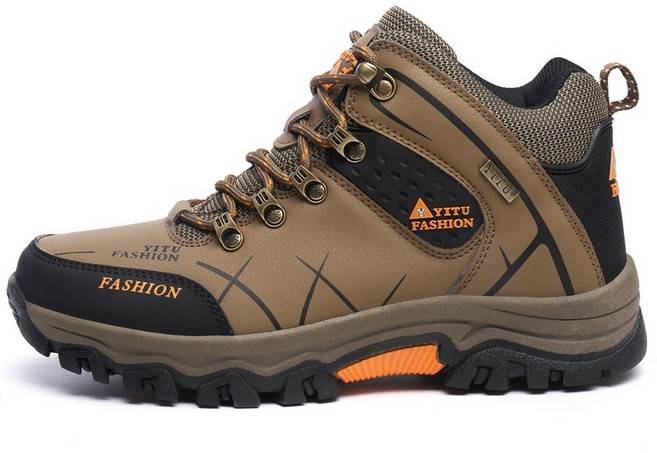 남자 등산화 미끄럼 방지 방수 남성 트레킹화 등산 가죽등산화 볼넓은등산화 가벼운트레킹화