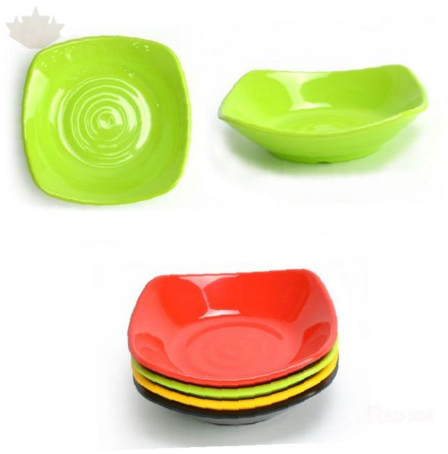 식당용 업소용 컬러풀 멜라민 반찬 양념 소스 종지 김치 단무지 떡볶이 분식집, 1개, 13호 노랑