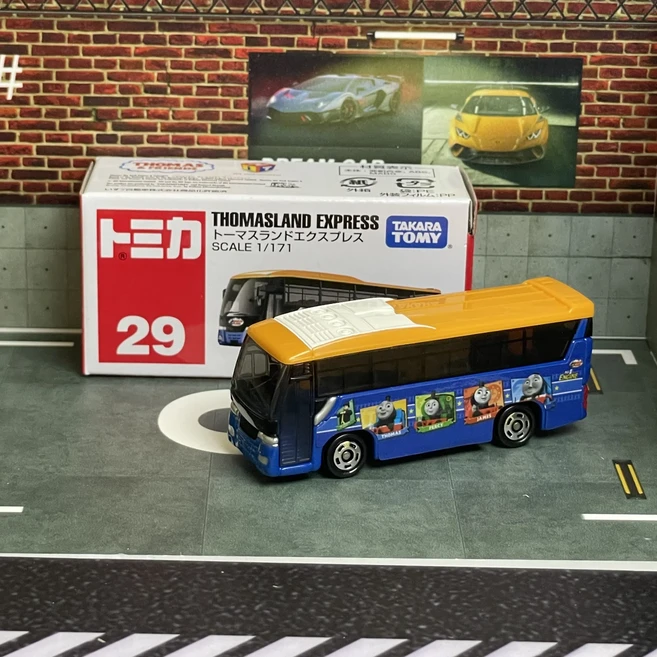 다카라 토미 토미카 No.29 토마스 랜드 익스프레스 버스 캐스팅 정적 합금 자동차 차량 다이캐스트 금속 모, 01 NO.29