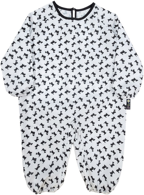 유아동 전신미술가운 일반형, 화이트강아지