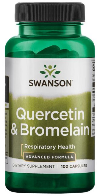 Swanson 斯旺森 檞皮素&鳳梨酵素膠囊, 100顆, 1罐