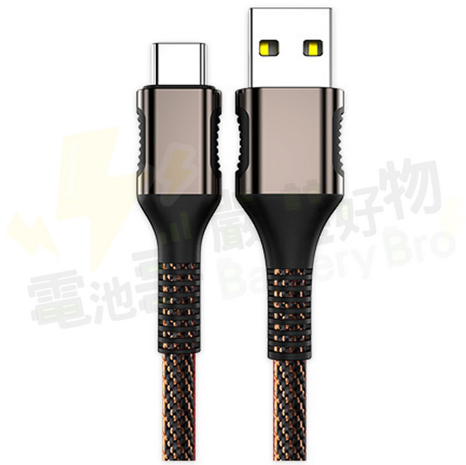 電池哥 充電傳輸線, 1個, TYPE-C 牛仔線-黑,1米, 黑, 1m