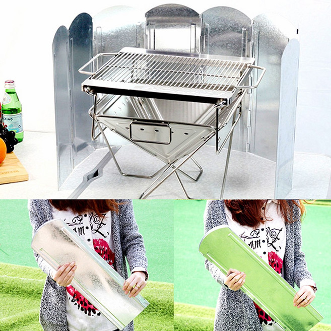 노마드 초대형 바람막이 50cm 버너 그릴 캠핑용품, 단품, 1개