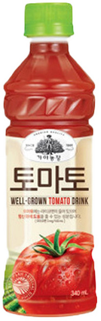 가야농장 자연은 토마토, 340ml, 24개