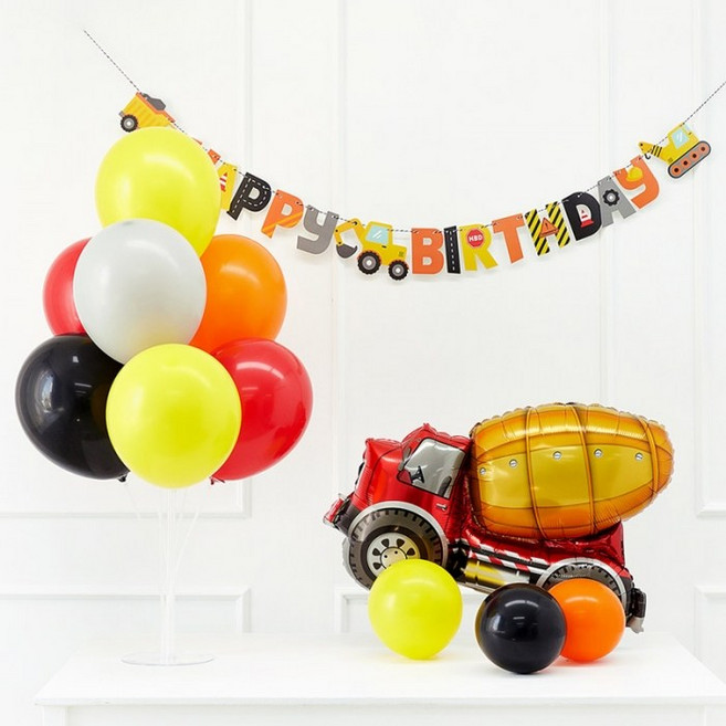 풍선 스텐드 생일파티 세트, 레미콘