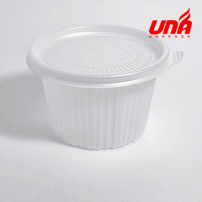 138파이 대 서비스용 탕용기, 반투명 138파이 대, 1세트, 800세트