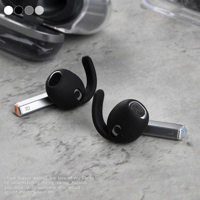 Galaxy Buds3 용 6Pcs 실리콘 이어 팁 진정한 무선 버드 이어팁 3 SM-R530 헤드폰 귀마개, White-6Pcs