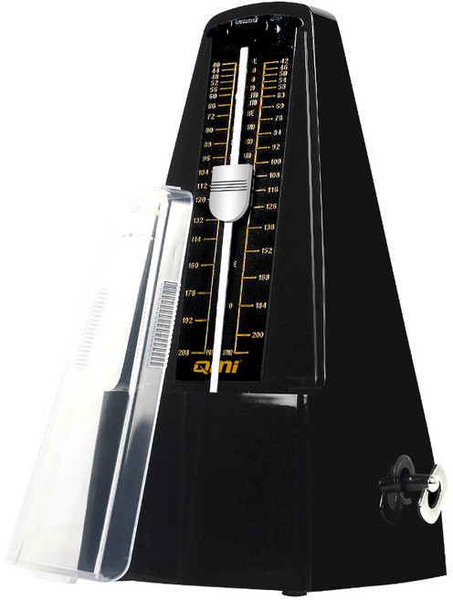 수동식 메트로놈 피아노 기타 메트로놈 뉴타임즈, 20*11*9.5cm, 블랙, 1개