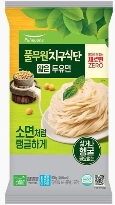 풀무원지구식단 얇은 두유면 800g