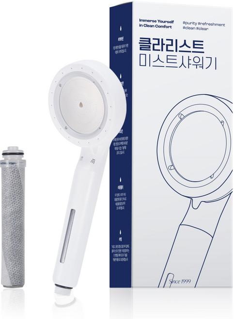 클라리스트 프리미엄 미스트샤워기 기본 단품, 1개, 화이트