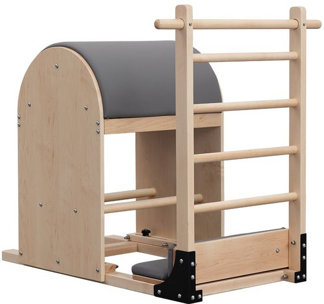 아크배럴 필라테스 기구 운동 스파인코렉터 척추 스트레칭 요가, 1개, 브라운 그레이