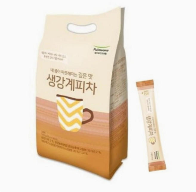 [풀무원] 생강계피차, 1개, 1.3kg, 100개입
