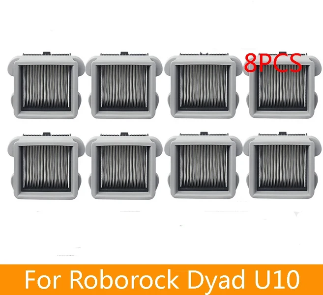 iao Roboro DYAD U10 S1A 액세서리 무선 바닥 스크러버 진공 청소기 롤러 브러시 EPA 필터 예비 부품, 08 다크 카키