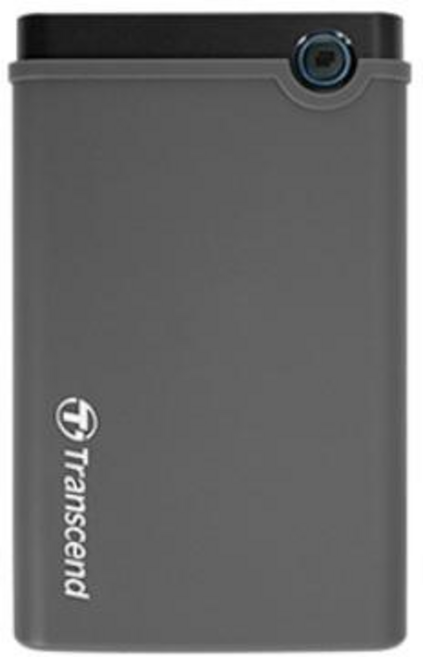 創見 StoreJet 25CK3 2.5吋 行動硬碟外接盒 軍規防震 USB3.1 黑色, 1個, TS0GSJ25CK3