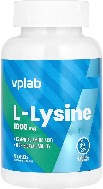 VPLab 브이피랩 엘라이신 1000mg 90 태블릿 필수아미노산 영양제, 1개, 90정 - 쿠팡