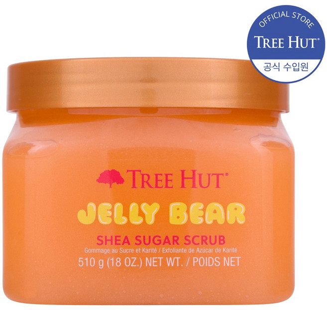 트리헛 시어 슈가 스크럽 젤리 베어, 1개, 510g