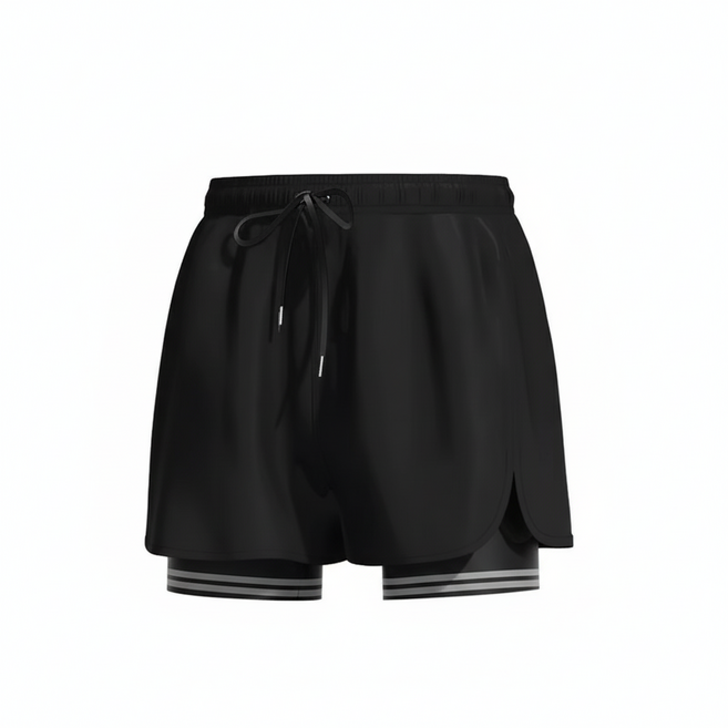 男生泳褲 雙層防尷尬快乾