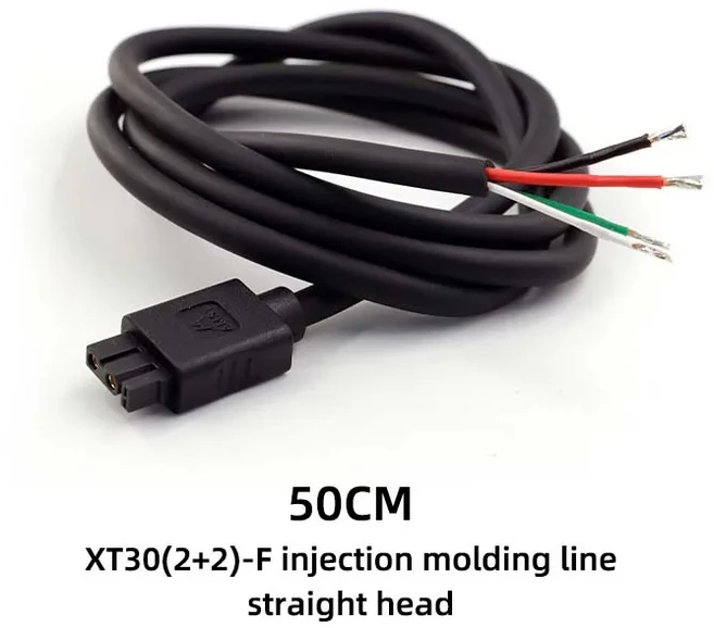 1PCS XT30(2+2) F 사출 성형 라인 스트레이트 헤드 L Xiaomi 서보 모터 3D 프린터 케이블 50CM, 06 Package E