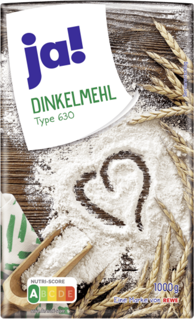 야! Ja! 스펠트 밀가루 타입, 1개, 1kg