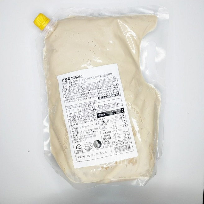 대상 청정원 쉐프원 사골육수베이스 2kg 사골농축액 20배희석, 1개