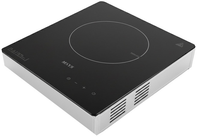 [리뷰 작성 시 고급 냄비 무료증정] 한샘MSYS 1구 하이라이트 CTB-MSC310E 엠시스 전기레인지 빌트인 매립형 쿡탑 원룸 오피스텔 아일랜드 케이스 이동형 프리스탠딩, 엠시스  CTB-MSC310E + 실버케이스 7cm
