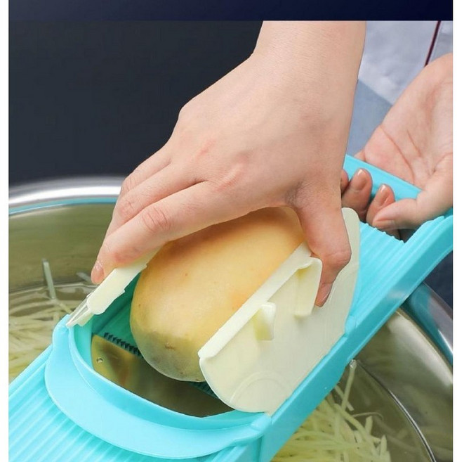 cade konty0.5mm~10mm 두께조절 수동 야채 슬라이서 채칼cade konty, 두께 조절 야채 슬라이서(0.5~10mm), 1개