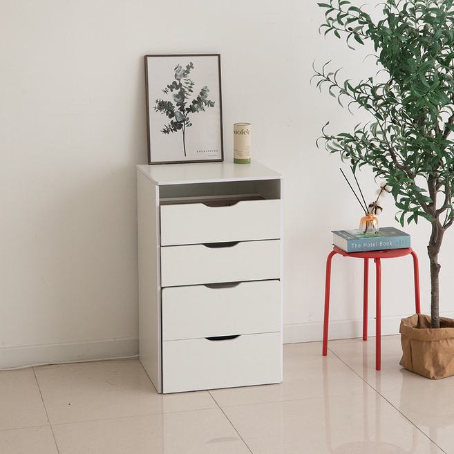 에스엘가구 화장대세트의자포함 미니 화장대 수납장, 화이트 48