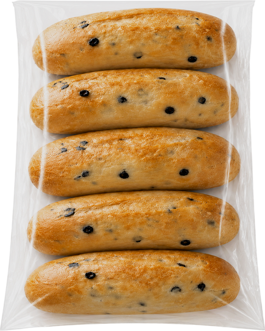 [파노] 올리브 치아바타 130g 샌드위치 디저트 천연발효 식사빵, 5개