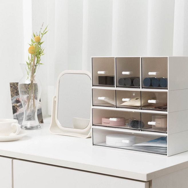 일상곳곳 다용도 보관함 슬라이딩수납함 티백 약서랍장 화장품정리 약통정리함, C타입