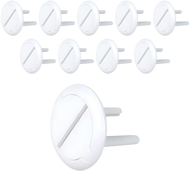 코텍스 콘센트 안전커버 날개형, 화이트, 10개