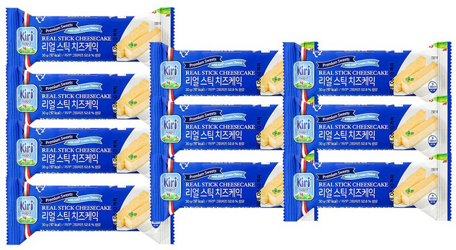 끼리 리얼스틱 치즈케익 30g 플레인 10개