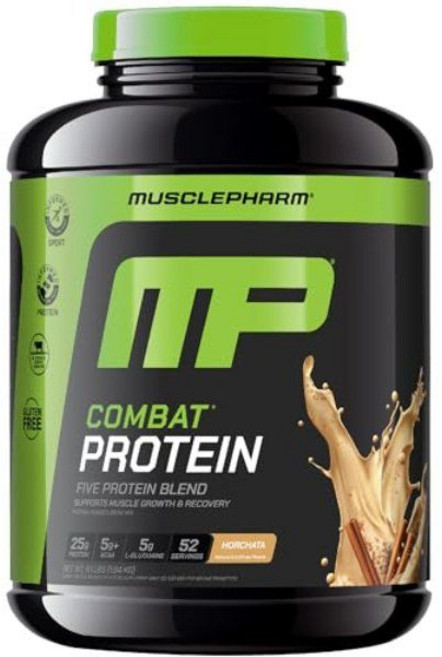 머슬팜 컴뱃 단백질 파우더 바닐라 맛 아이솔레이트와 달걀 알부민 등 2파운드 25회 제공량, 오르차타, 1개