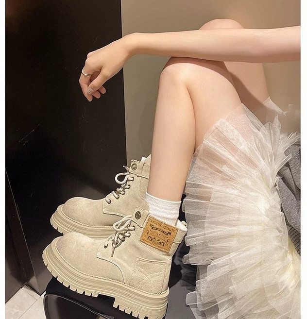 厚底馬丁靴女鞋 升級版 防滑耐磨