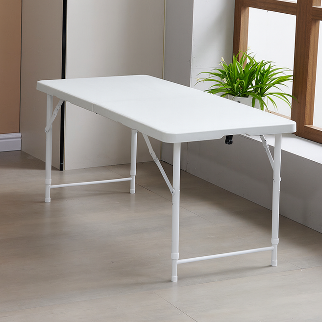 리빙체인지 높이조절 야외 테이블 1200, 화이트