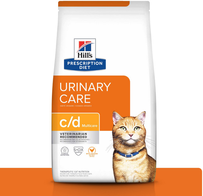 Hill's 希爾思 處方食品 泌尿道護理 c/d Multicare 貓咪乾糧 獸醫推薦, 6kg, 1包, CHICKEN