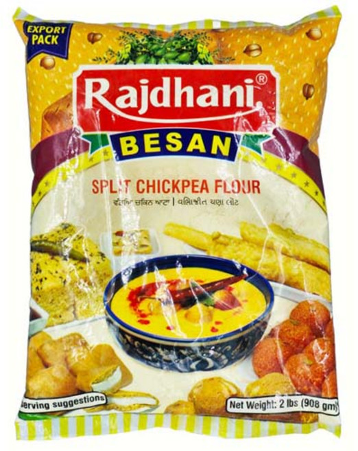 라즈다니 반쪽 병아리콩 분말 100% Rajdhani Besan 100% Chana Dal Gram Flour, 1개, 1kg