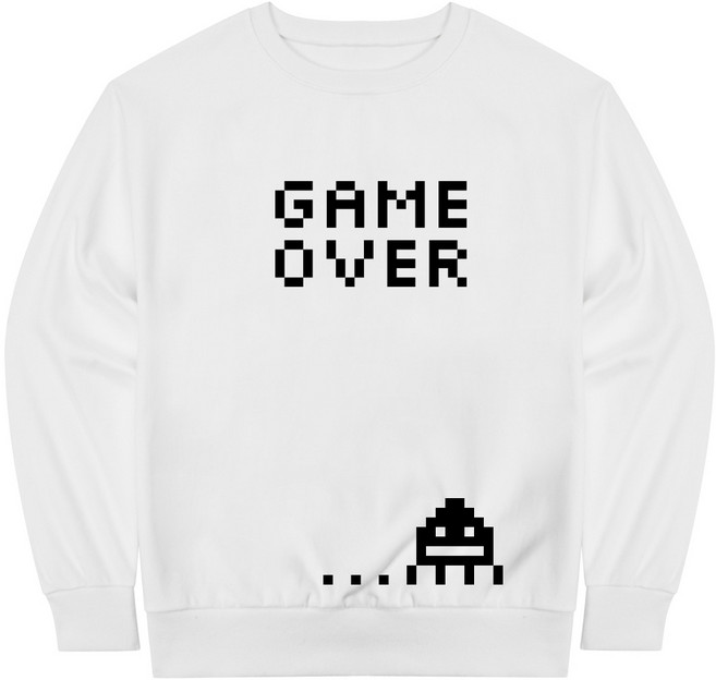 (국산)유투 게임오버 빅사이즈 오버핏 특양면 맨투맨 ~4XL